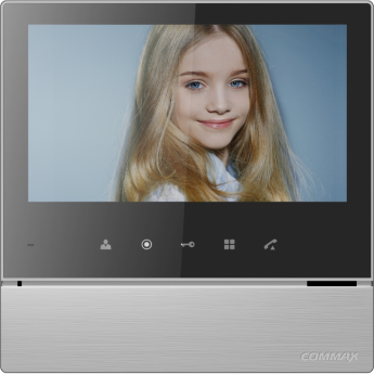 Абонентский монитор COMMAX CDV-70H2/VZ Silver Black Smog Абонентский монитор COMMAX CDV-70H2/VZ Silver Black Smog