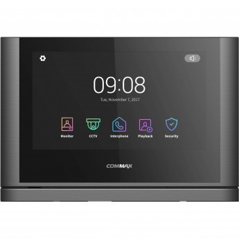 Абонентский монитор COMMAX CDV-70M/VZ Dark Silver Black Smog Абонентский монитор COMMAX CDV-70M/VZ Dark Silver Black Smog